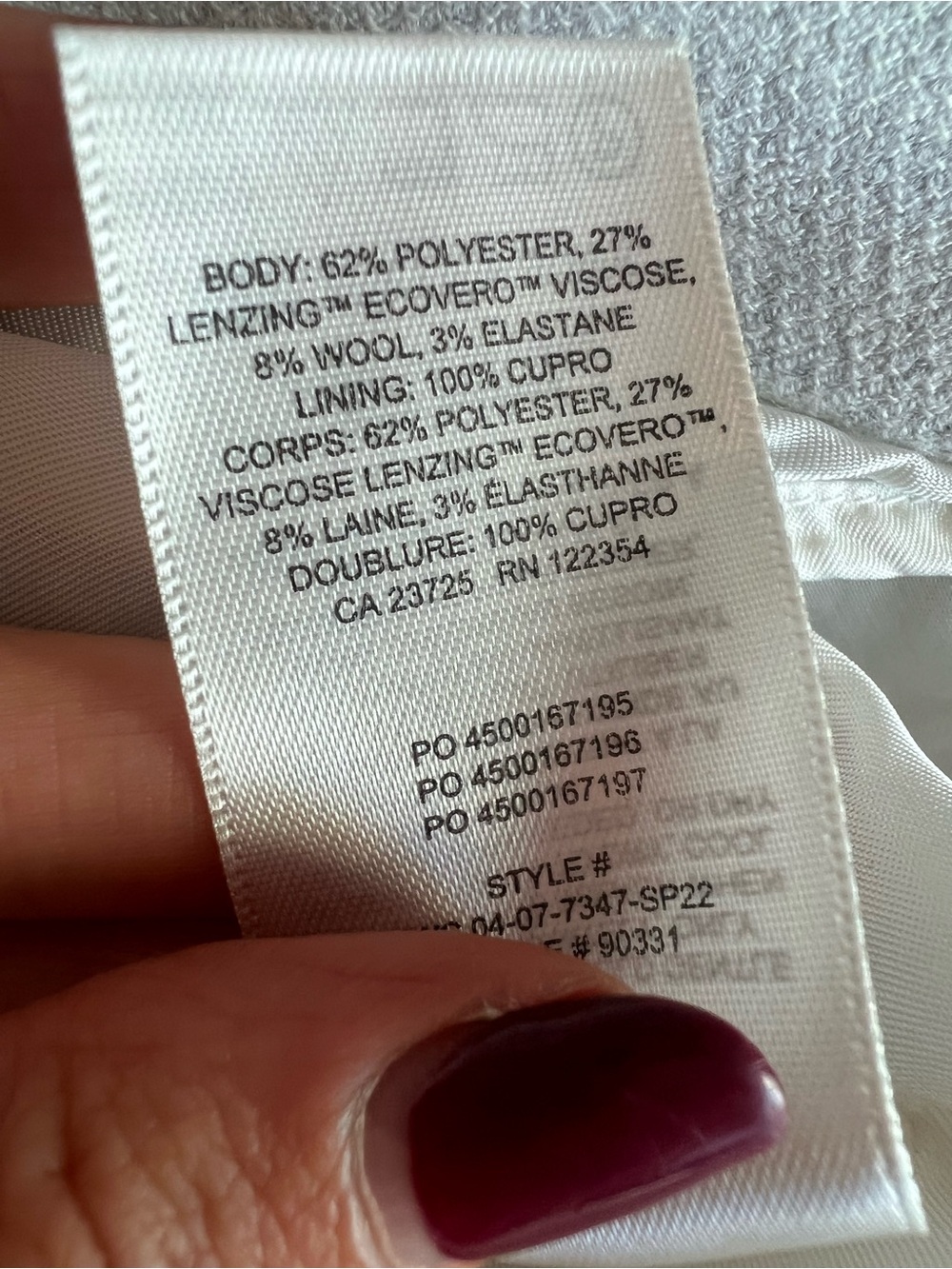 ARITZIA Wilfred Classic Mini Skirt Women’s Size 2 office minimalist twill - Picture 8 of 11